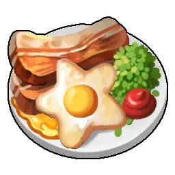 돌진돼지 베이컨 에그